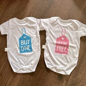 Boy/Girl Twin Onesies